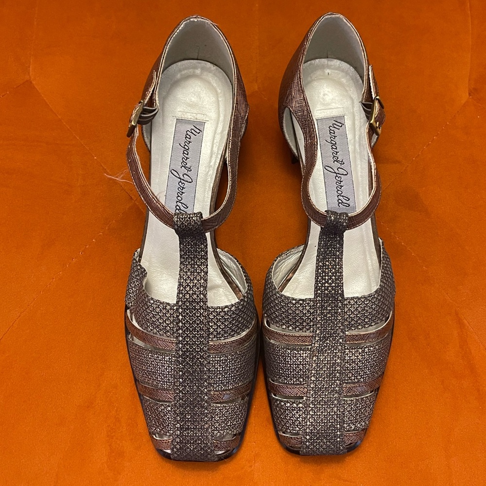 Margaret Jerrold Brown Mary Jane T-strap Shoes - Picture 2 of 8